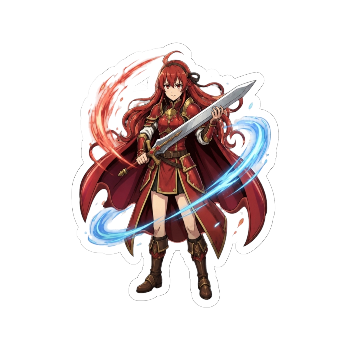 Eris Boreas Greyrat Fan Art Mushoku Sticker | Mushoku Tensei