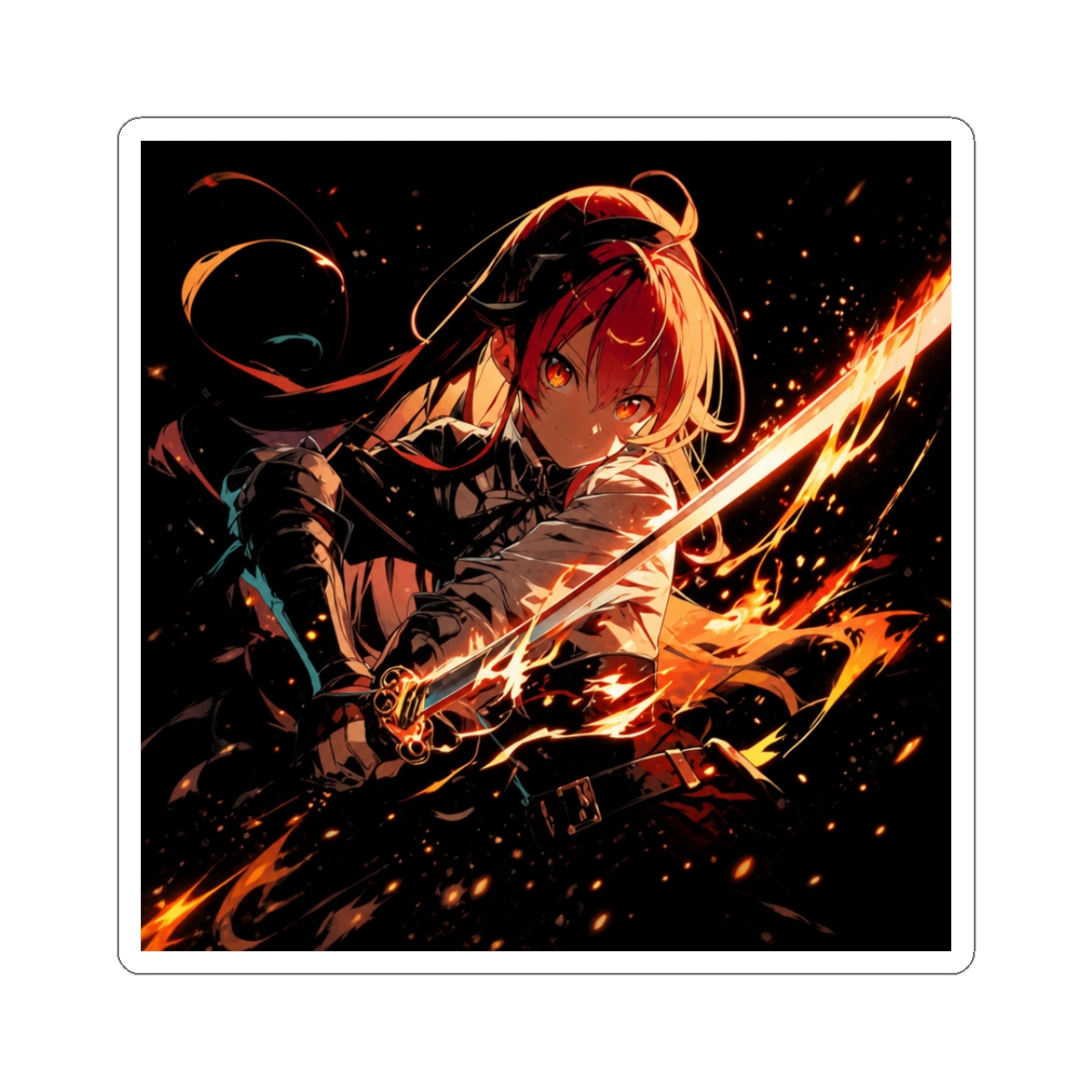 Eris Boreas Greyrat Sword Art Fan Sticker | Mushoku Tensei