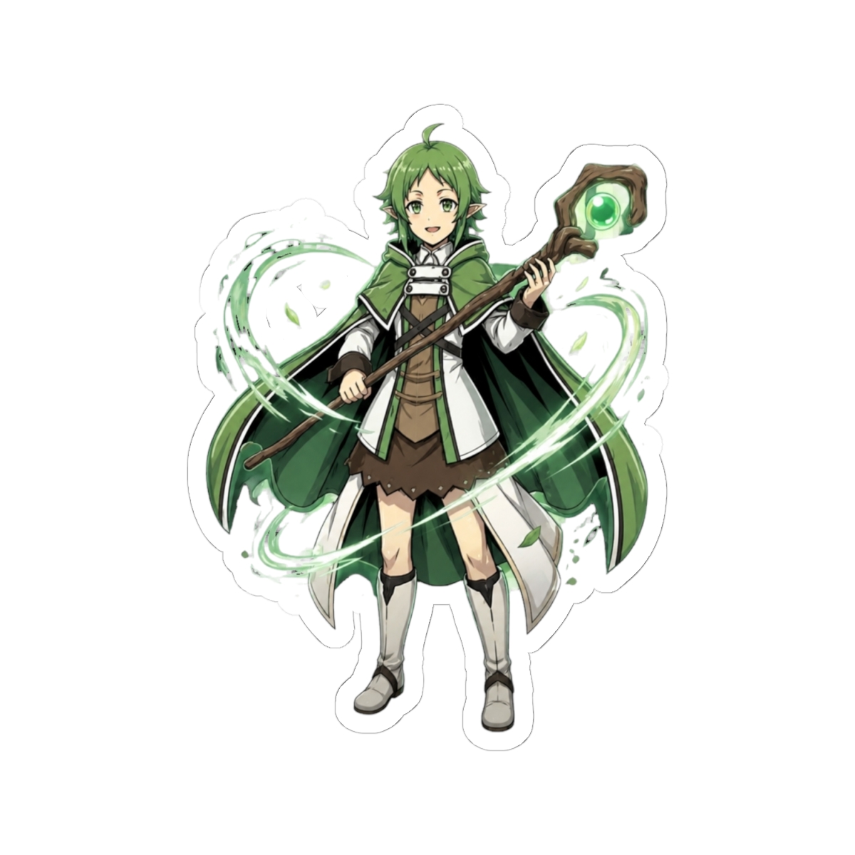 Sylphiette from Mushoku Tensei Sticker - alternate angle 1, merchandise